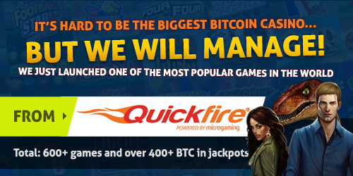 bitcasino.io launched instadeal microgaming games