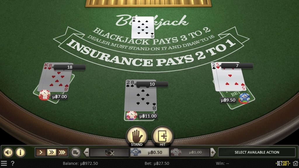 European Blackjack from Betsoft