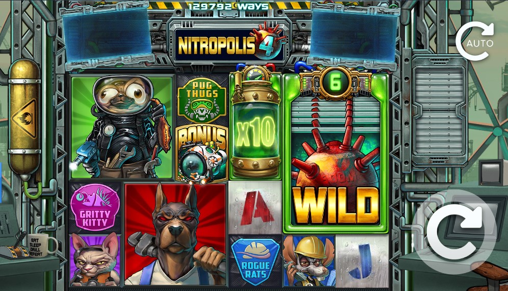 Nitropolis slot by ELK studios