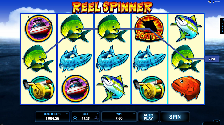 Reel Spinner slot screen