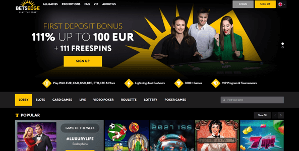 betsedge casino website