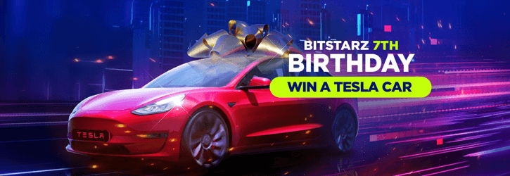bitstarz casino birthday tesla car promo