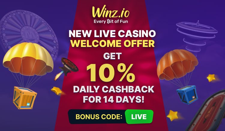 Winz.io Welcome Live Bonus