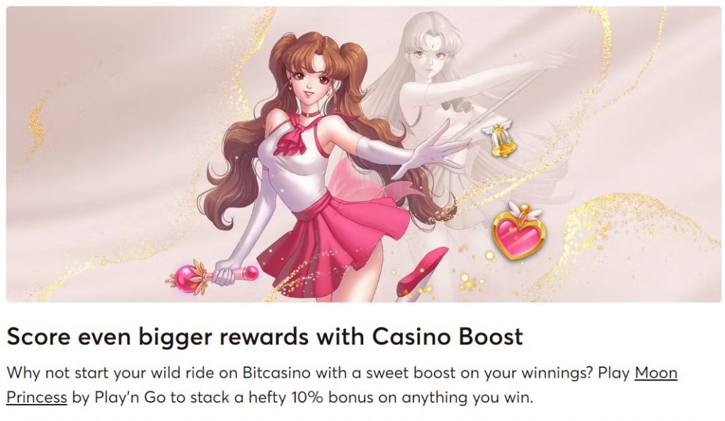 Casino Boost Promo from Bitcasino.io