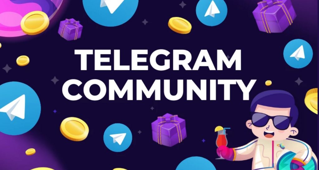 Crashino's Telegram channel, where all the action happens