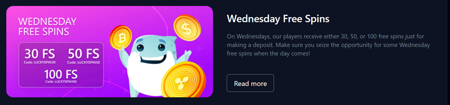 Bets.io: Wednesday Free Spins
